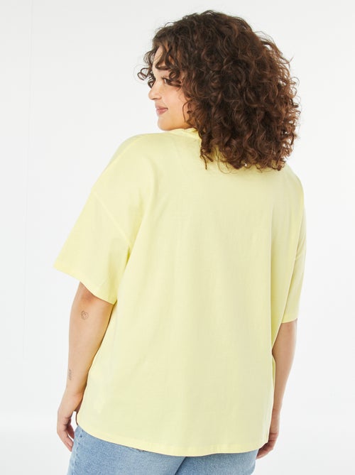 Camiseta de manga corta con cuello redondo 'Disney' - Kiabi