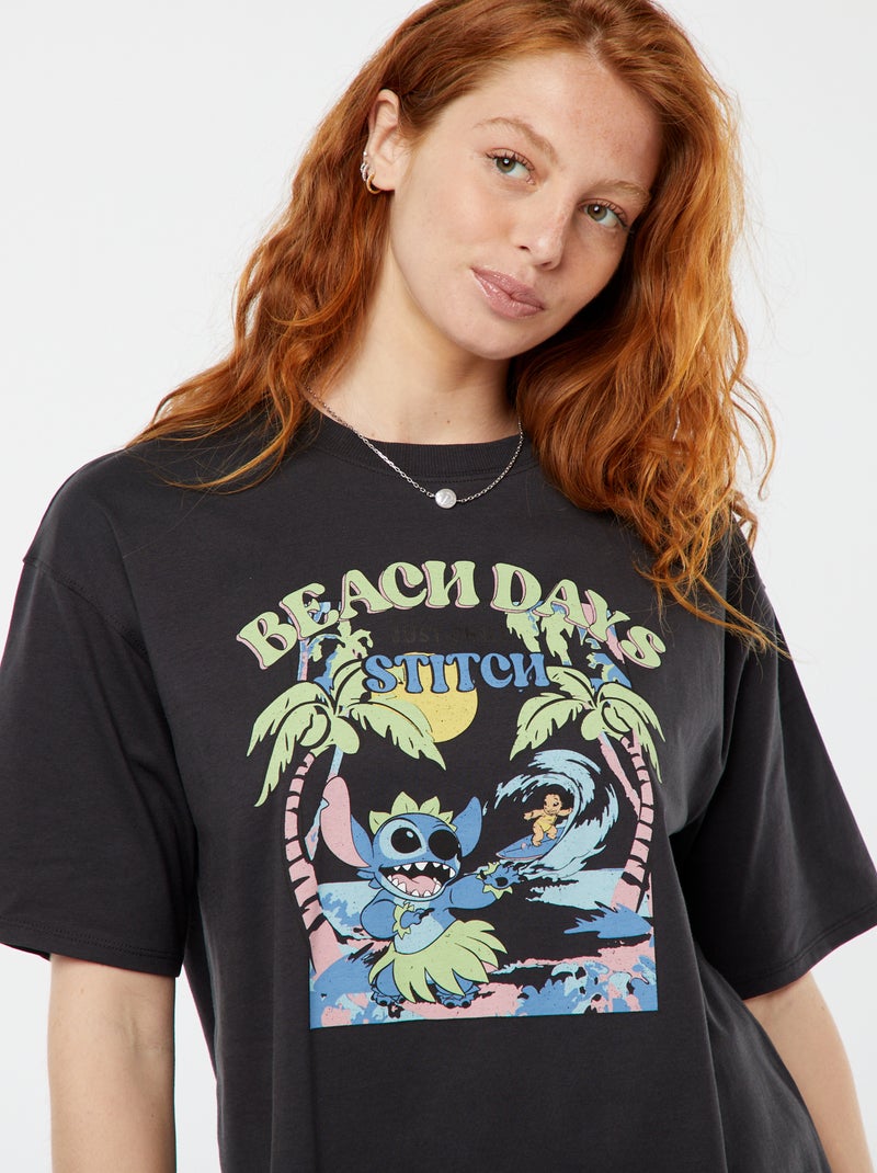 Camiseta de manga corta con cuello redondo 'Disney' AMARILLO - Kiabi