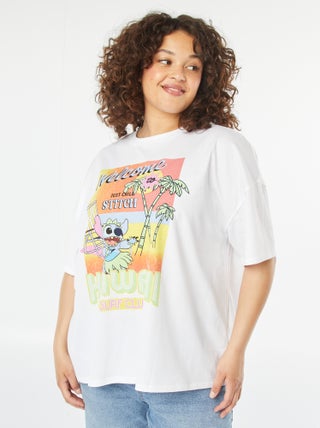 Camiseta de manga corta con cuello redondo 'Disney'