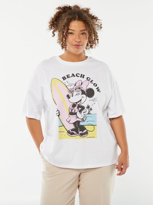 Camiseta de manga corta con cuello redondo 'Disney' - Kiabi
