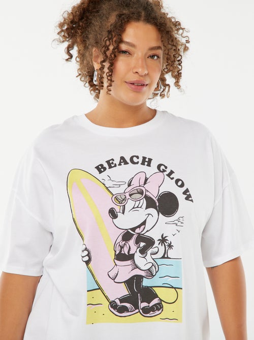 Camiseta de manga corta con cuello redondo 'Disney' - Kiabi