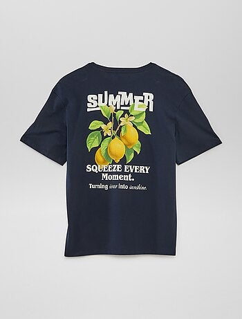 Camiseta de manga corta con cuello redondo 'Produkt'