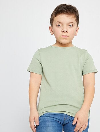 Camiseta Verde Para Niño - Compra Online Camiseta Verde Para Niño