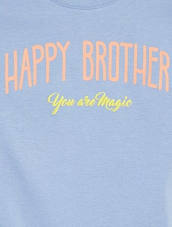 Camiseta de manga corta con detalle Brother