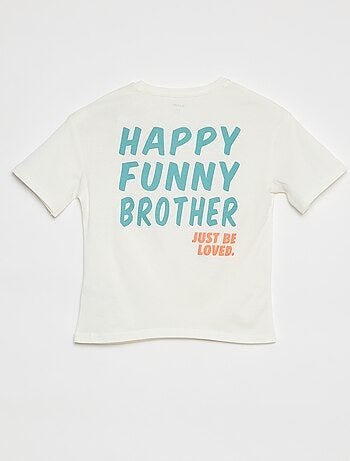 Camiseta de manga corta con detalle Brother