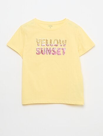 Camiseta de manga corta con diseño