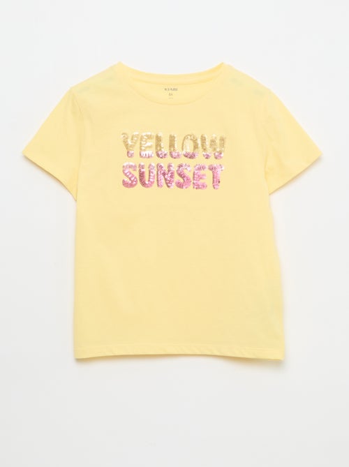 Camiseta de manga corta con diseño - Kiabi