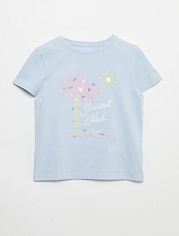 Camiseta de manga corta con diseño