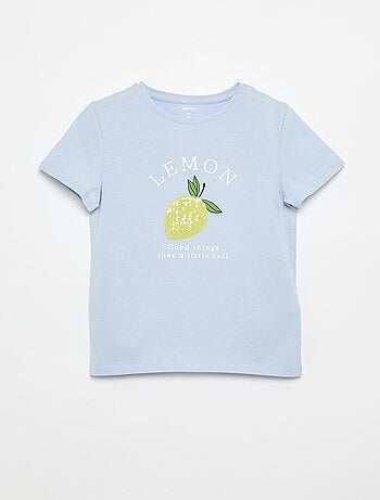 Camiseta de manga corta con diseño