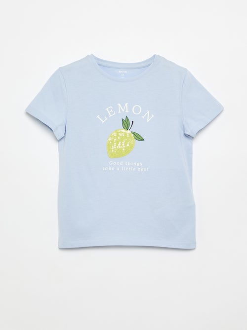 Camiseta de manga corta con diseño - Kiabi