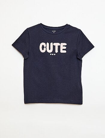 Camiseta de manga corta con diseño