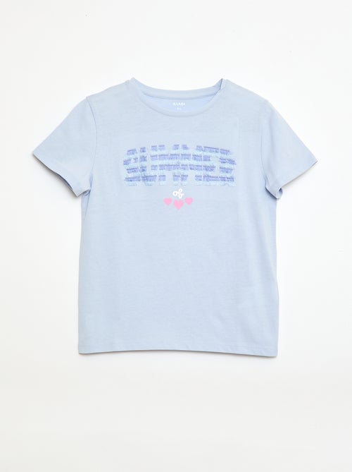 Camiseta de manga corta con diseño - Kiabi