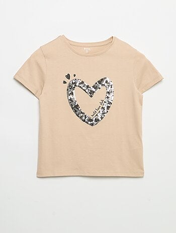 Camiseta de manga corta con diseño