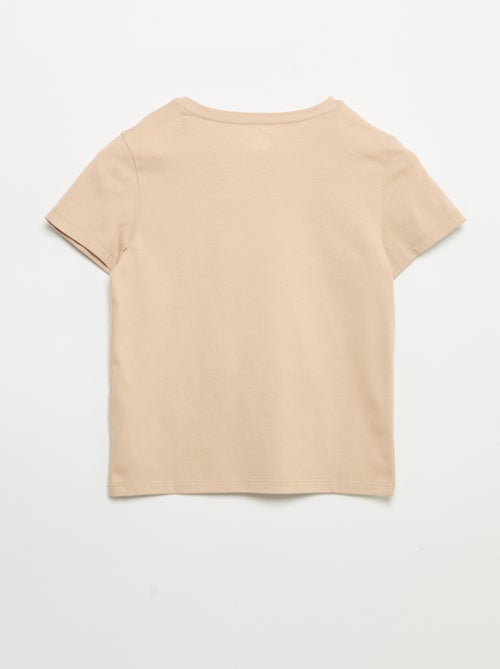 Camiseta de manga corta con diseño - Kiabi