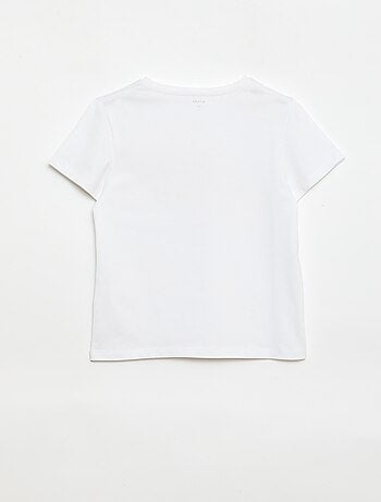 Camiseta de manga corta con diseño