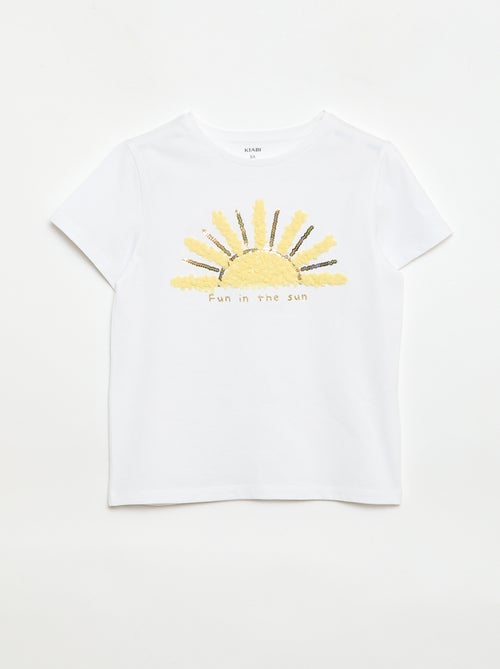 Camiseta de manga corta con diseño - Kiabi