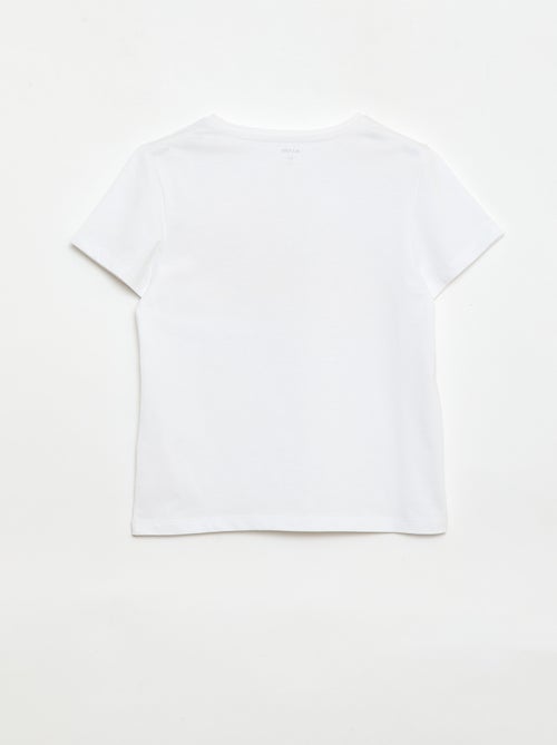 Camiseta de manga corta con diseño - Kiabi
