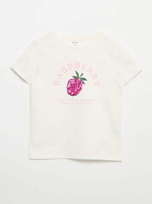 Camiseta de manga corta con diseño - Kiabi