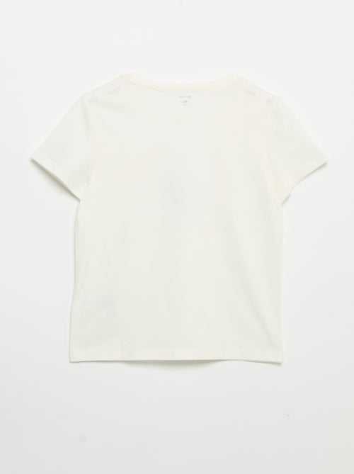 Camiseta de manga corta con diseño - Kiabi