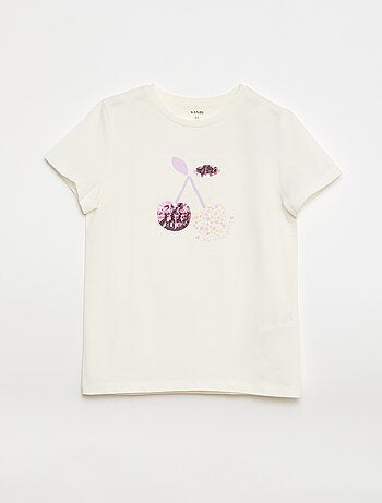 Camiseta de manga corta con diseño