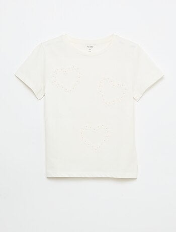 Camiseta de manga corta con diseño