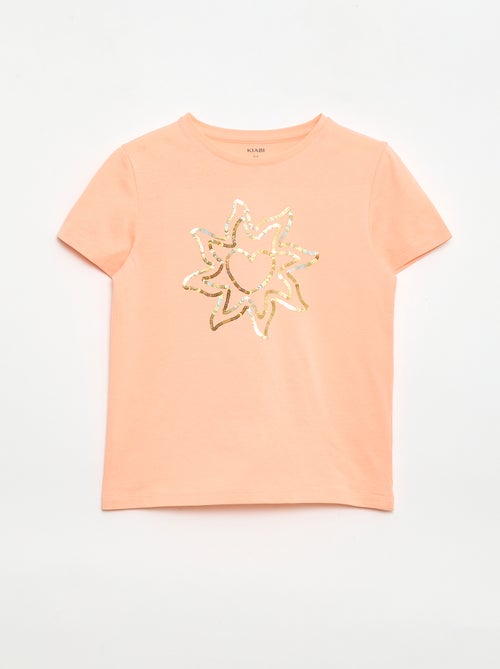 Camiseta de manga corta con diseño - Kiabi