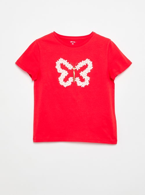 Camiseta de manga corta con diseño - Kiabi