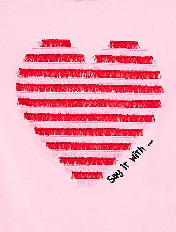 Camiseta de manga corta con diseño