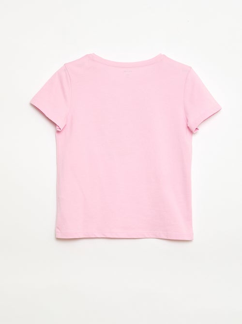Camiseta de manga corta con diseño - Kiabi