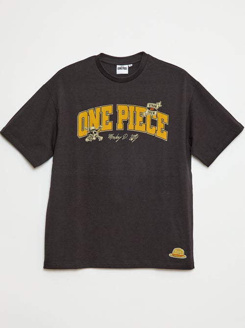 Camiseta de manga corta con estampado a doble cara 'One Piece' - Kiabi