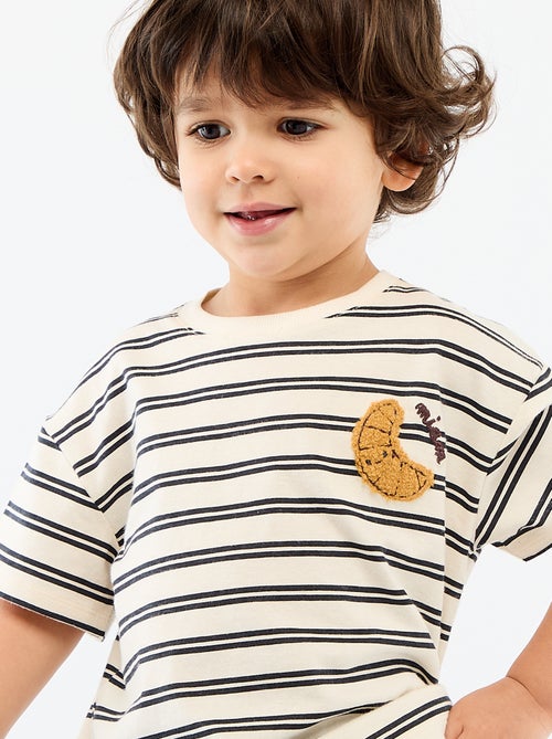 Camiseta de manga corta con estampado - Kiabi