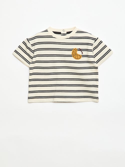 Camiseta de manga corta con estampado - Kiabi