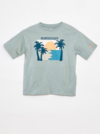 Camiseta de manga corta con estampado