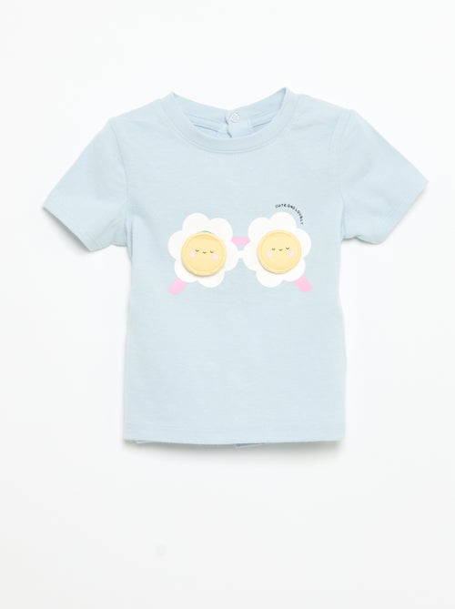 Camiseta de manga corta con estampado - Kiabi Camiseta de manga corta con estampado - Kiabi
