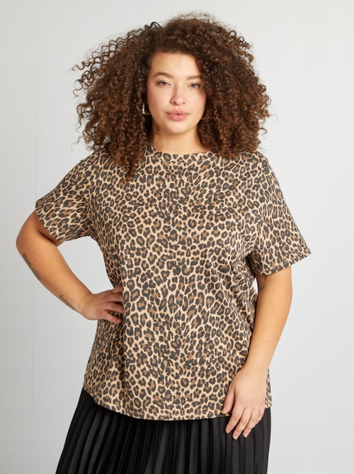 Camiseta de manga corta con estampado - Kiabi