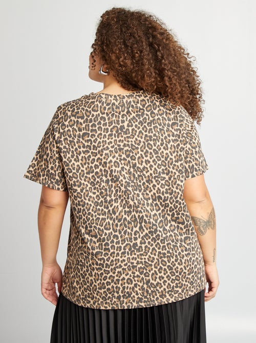 Camiseta de manga corta con estampado - Kiabi