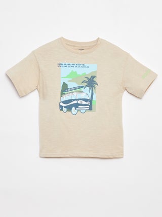 Camiseta de manga corta con estampado