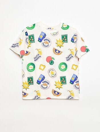 Camiseta de manga corta con estampado