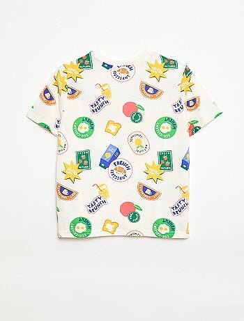 Camiseta de manga corta con estampado