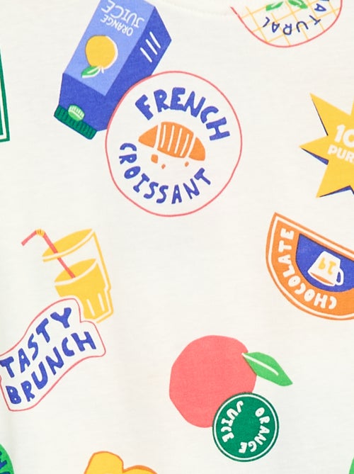 Camiseta de manga corta con estampado - Kiabi