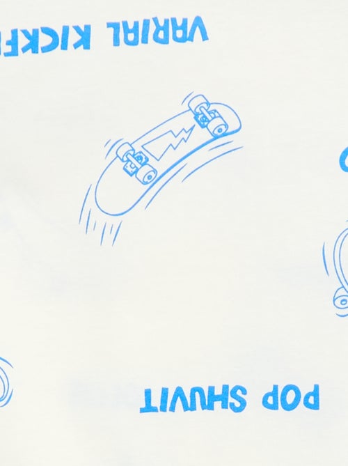 Camiseta de manga corta con estampado - Kiabi