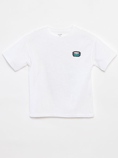 Camiseta de manga corta con estampado - Kiabi