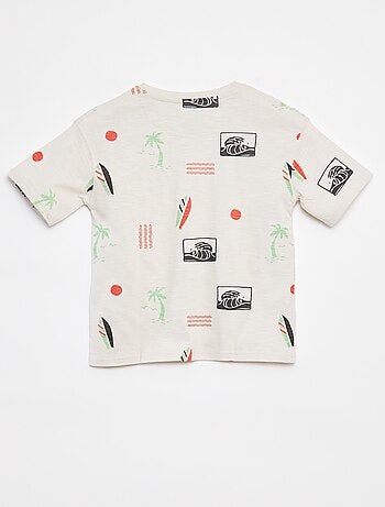 Camiseta de manga corta con estampado