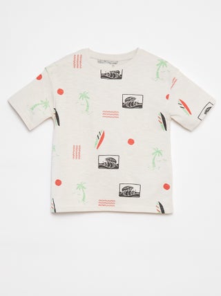 Camiseta de manga corta con estampado
