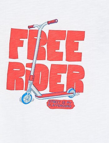 Camiseta de manga corta con estampado