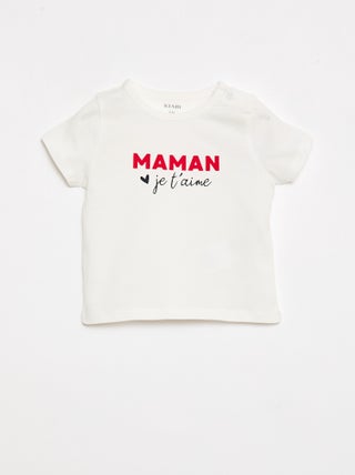 Camiseta de manga corta con estampado