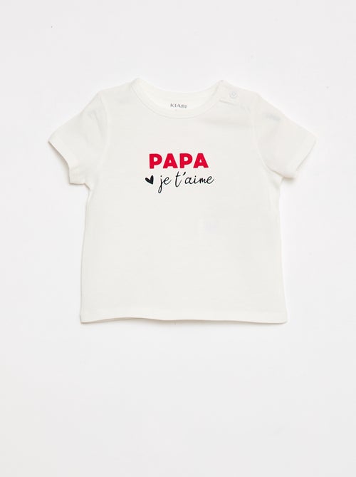 Camiseta de manga corta con estampado - Kiabi