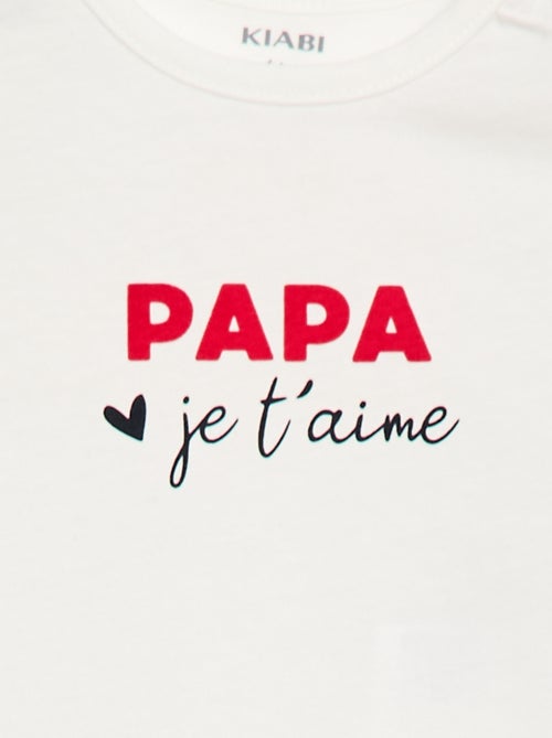 Camiseta de manga corta con estampado - Kiabi