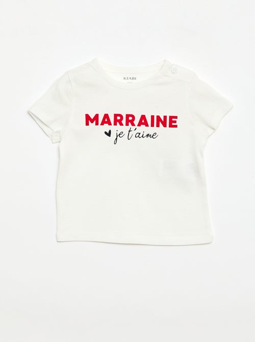 Camiseta de manga corta con estampado - Kiabi