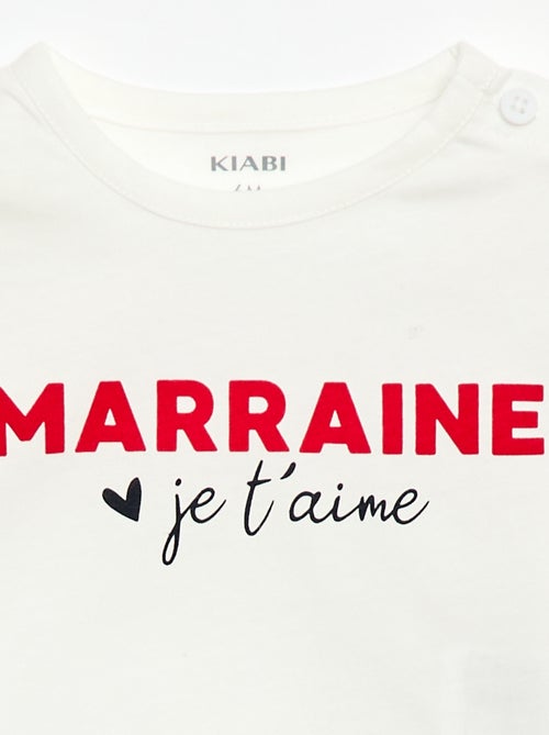 Camiseta de manga corta con estampado - Kiabi